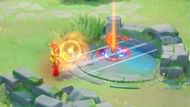 Armarouge using Armor Cannon in the game (Image via The Pokemon Company)